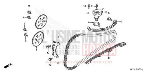 CHAINE A CAMES/TENDEUR FJS600A3 de 2003